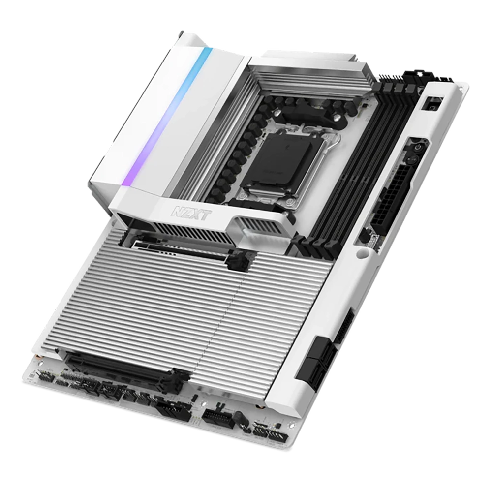 MB NZXT X870E WHITE RGB AM5 WIFI 7 DDR5 ATX - Image 2