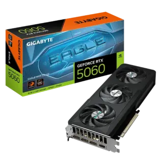 TARJETA DE VIDEO GIGABYTE (GV-N5060EAGLEMAX OC-8GD) RTX 5060,8GB GDDR7,PCIE 5.0,HDMI,3*DP,3FAN