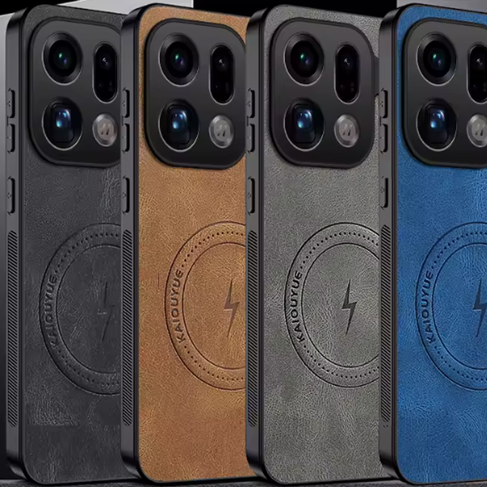 FUNDA CUERO PU MAGSAFE OPPO FIND X9