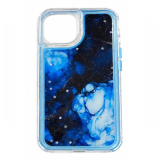 FUNDA GALAXIA AZUL IPHONE 13/14 6.1
