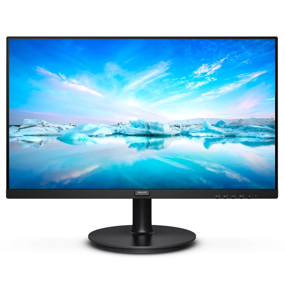 MONITOR 22" PHILIPS V-LINE 221V8LB LED WIDE 16:9 FHD 1920X1080 100HZ HDMI/VGA BLACK