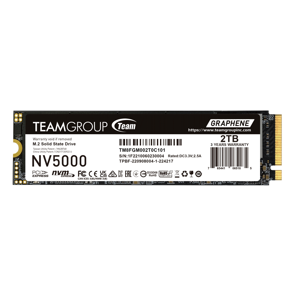 SSD M.2 2TB NV5000 TEAMGROUP, NVME, 2280, PCIE4.0