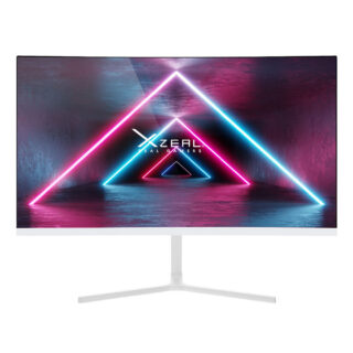 MONITOR LED XZEAL 23.8 (XSPMG07W) SXT-570, 1920*1080 FULL HD, CURVO, 100HZ, 5MS, VGA, HDMI,BLANCO