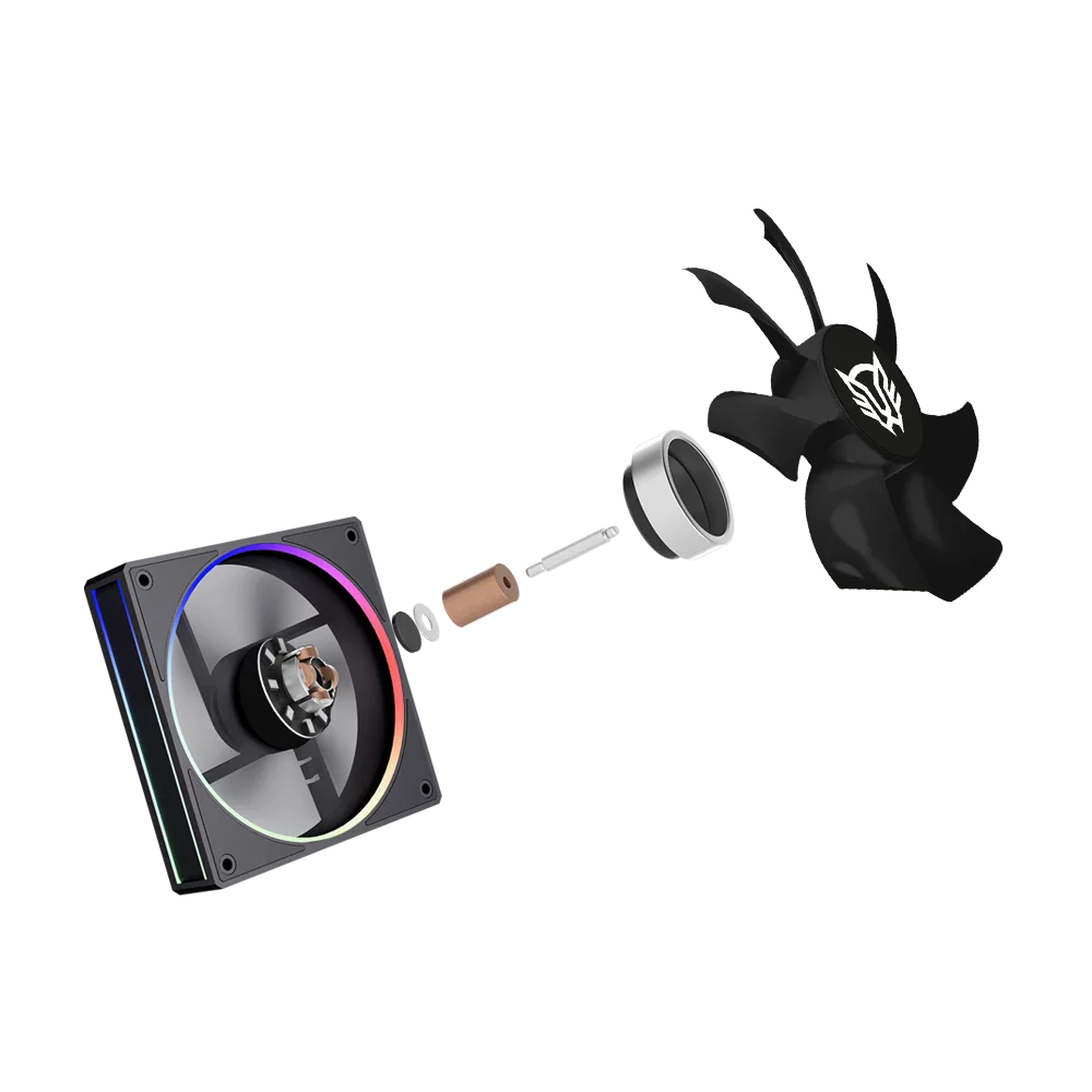 VENTILADOR P/CPU BALAM RUSH(BR-942041)HELIUX PRO HEX50,RGB,4 PIPAS,TDP 220W,AMD/INTEL,1*FAN 120MM,PWN 4 PIN+ARGB 3 PIN,NEGRO - Image 3