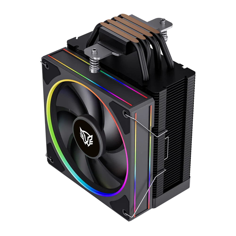 VENTILADOR P/CPU BALAM RUSH(BR-942041)HELIUX PRO HEX50,RGB,4 PIPAS,TDP 220W,AMD/INTEL,1*FAN 120MM,PWN 4 PIN+ARGB 3 PIN,NEGRO - Image 2