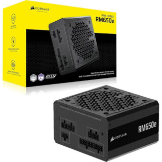 FUENTE DE PODER CORSAIR (CP-9020302-NA) RM650E, 650W, FULL MODULAR, GOLD, NEGRA