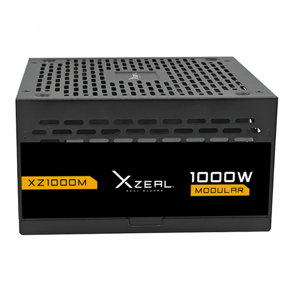 FUENTE DE PODER XZEAL (XZPS1000MB) XZ1000M, 1000W, 80 PLUS GOLD,MODULAR, NEGRO