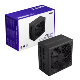 FUENTE DE PODER NZXT (PA-0G3BB-US) C1000, 80 PLUS, GOLD, NEGRA