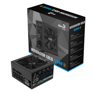FUENTE DE PODER AEROCOOL INTEGRATOR 1000W 80 PLUS GOLD PCIE5.0