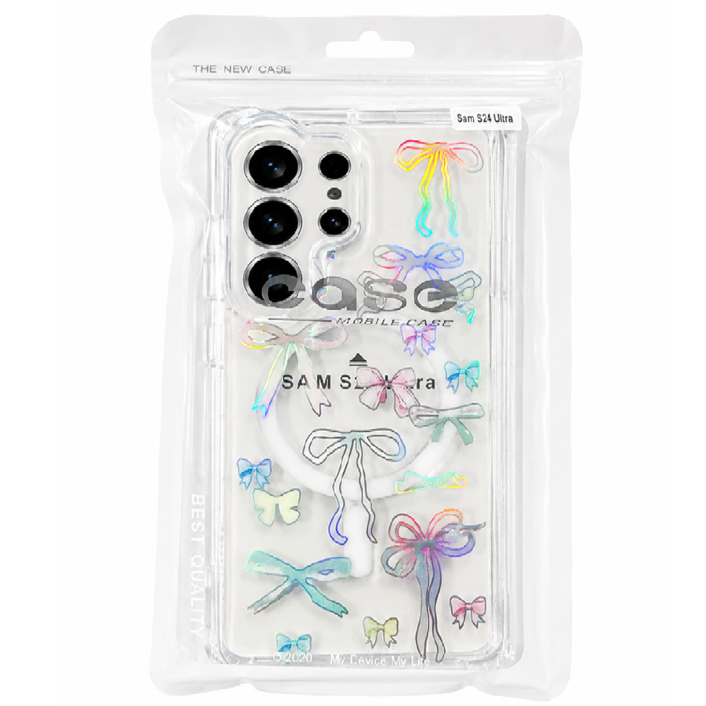 FUNDA DISEÑO DE MOÑOS DE COLORES SAM S26 ULTRA