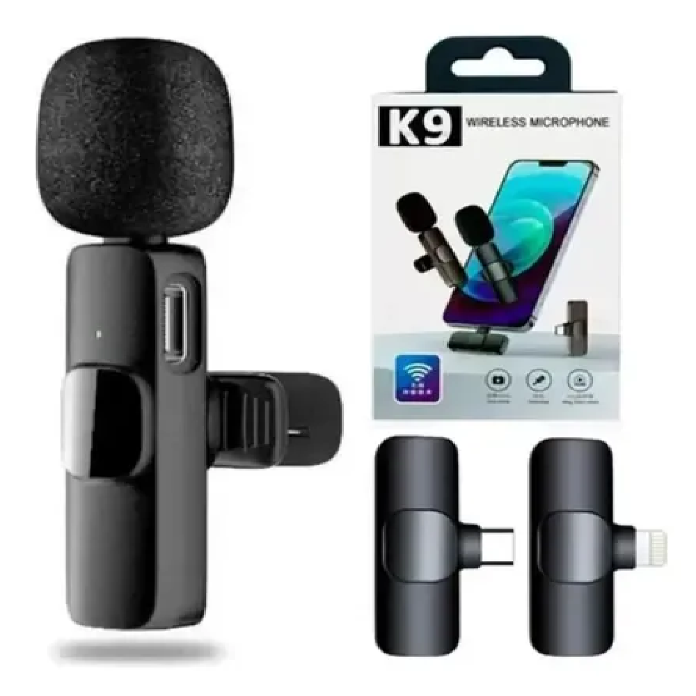 K9-01 ADAPTADOR MICROFONO INALAMBRICO O DE SOLAPA PARA IPHONE