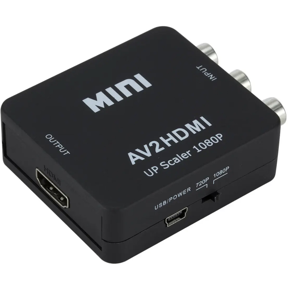 AV2HDMI CONVERTIDOR ADAPTADOR RCA A HDMI FULLHD