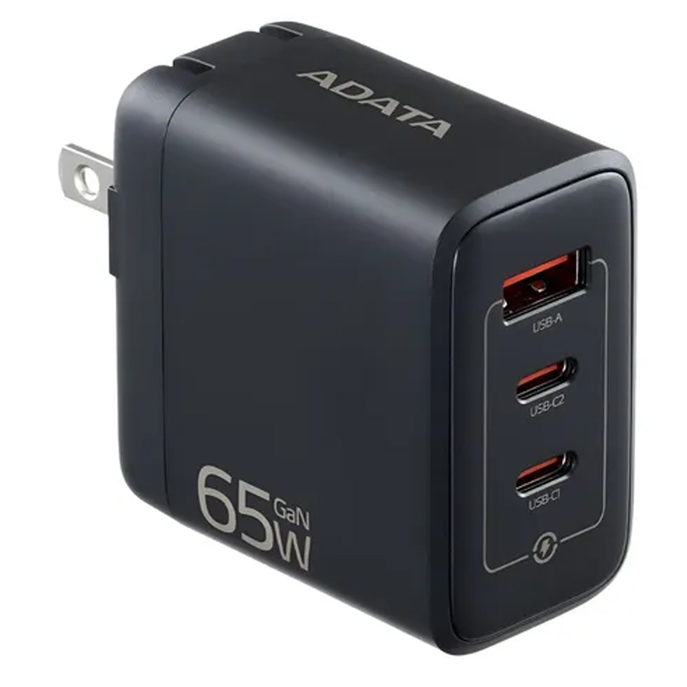 65W GAN USB CHARGER ADATA CARGADOR 2X USB-C 1X USB-A