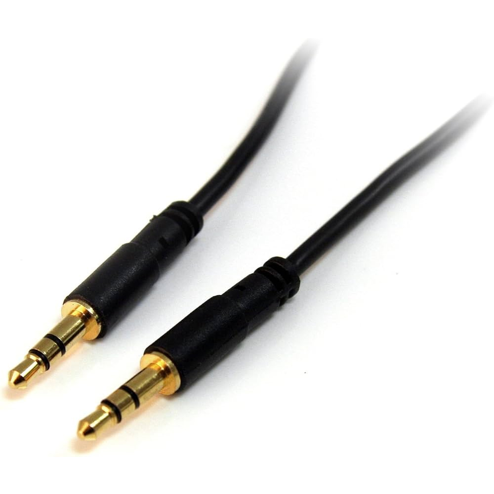 CABLE AUXILIAR 0.9M SLIM STARTECH 3.5MM M-M MU3MMS