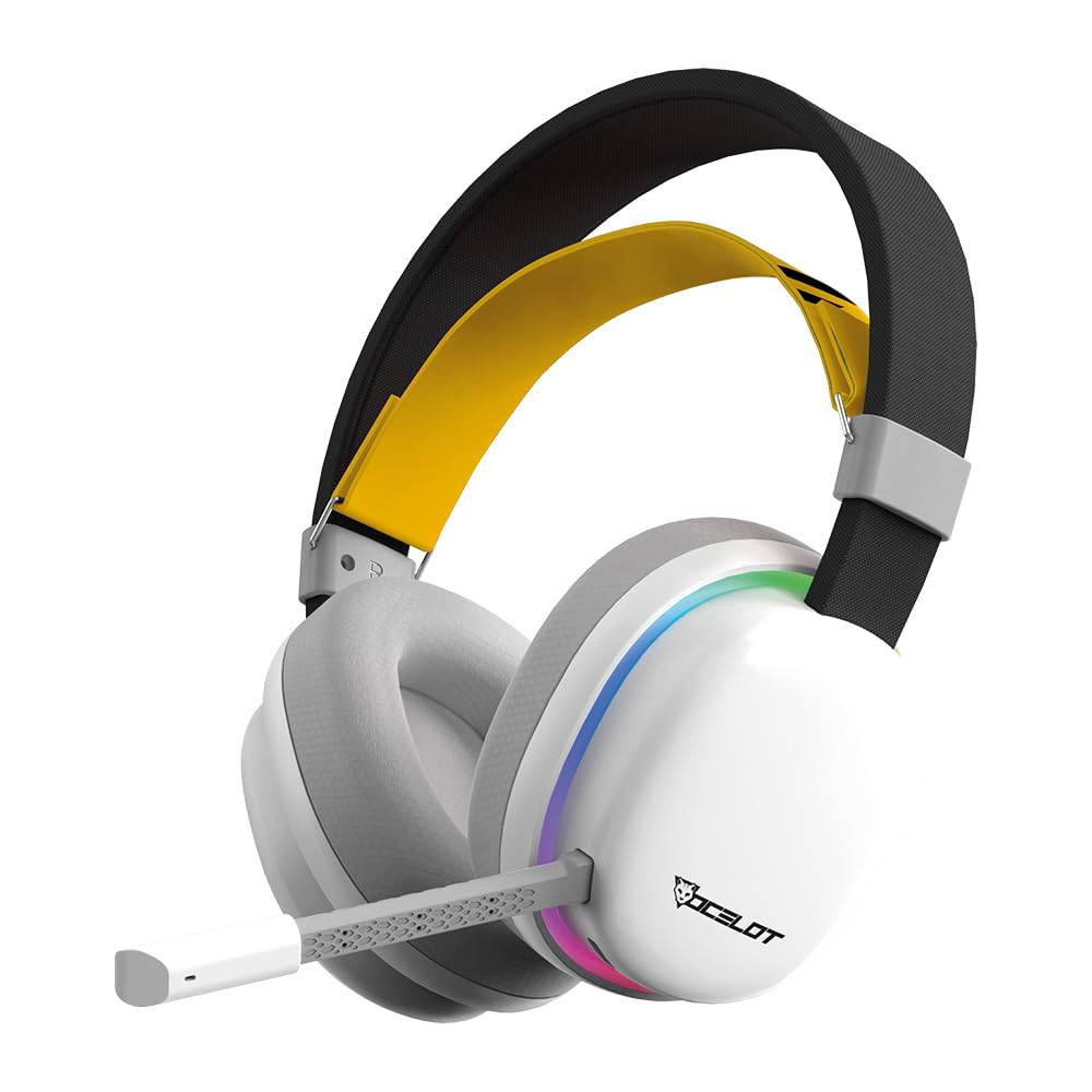 PHANTOM H1 HEADSET OCELOT AUDIFONOS GAMER RGB BLUETOOTH, DONGLE USB, AUX 3.5MM