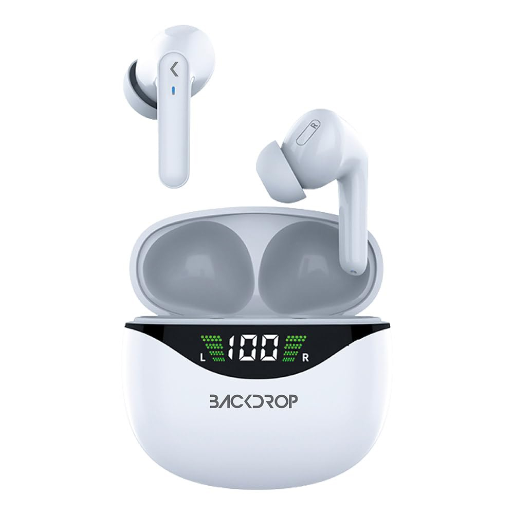 TWS-3 BACKDROP AUDIFONOS INALAMBRICOS BLUETOOTH TWS, COLOR BLANCO