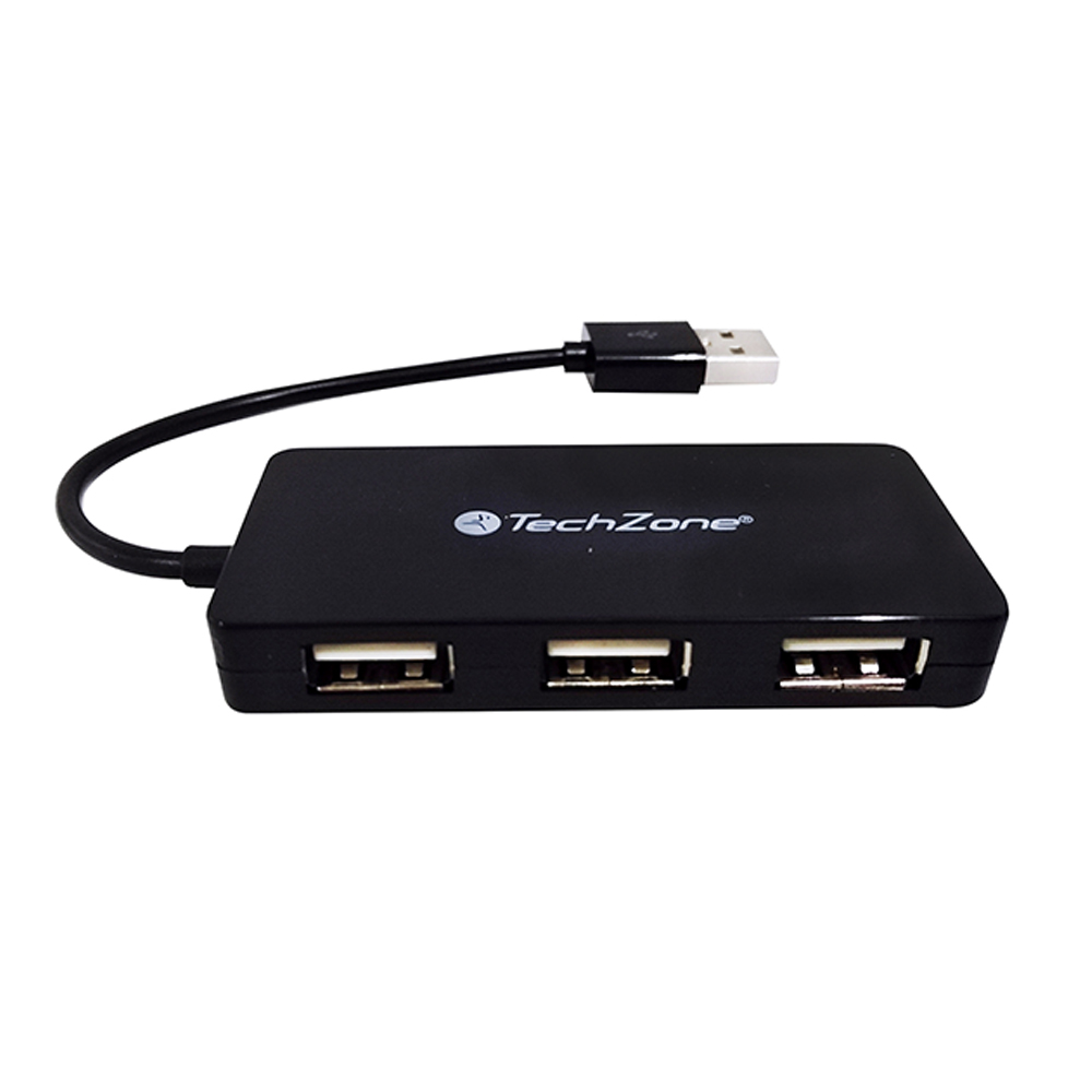 TZ17HUB02 HUB 4 PUERTOS USB-A TECHZONE USB2.0 / 480MB/S