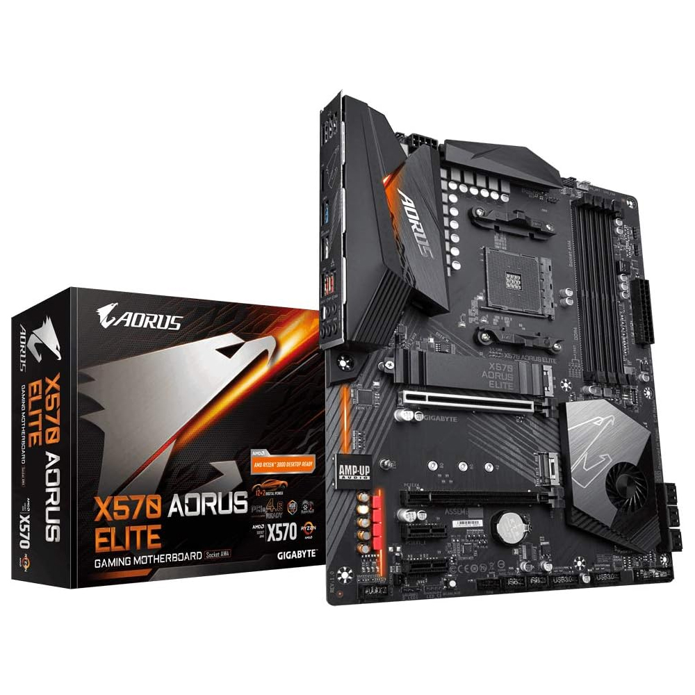 X570 AORUS ELITE TARJETA MADRE GIGABYTE AMD AM4, 4*DDR4, ATX