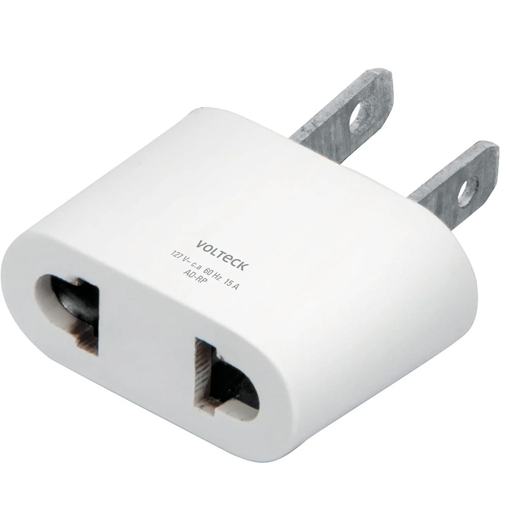 AD-RP ADAPTADOR PARA ENCHUFE EUROPEO A AMERICANO VOLTECK