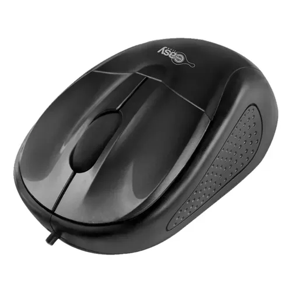 MOUSE OPTICO EASYLINE USB ALAMBRICO, COLOR NEGRO