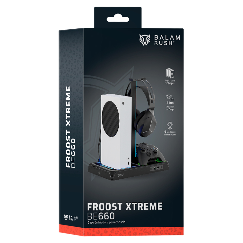 FROOST XTREME BE660 BASE ENFRIADORA XBOX SERIES X/S, ONE, BALAM RUSH