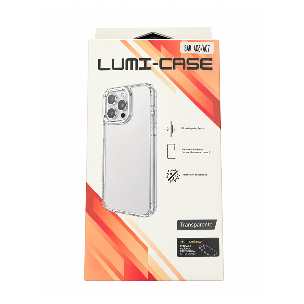 FUNDA LUMI-CASE IP 11 IPHONE TRANSPARENTE