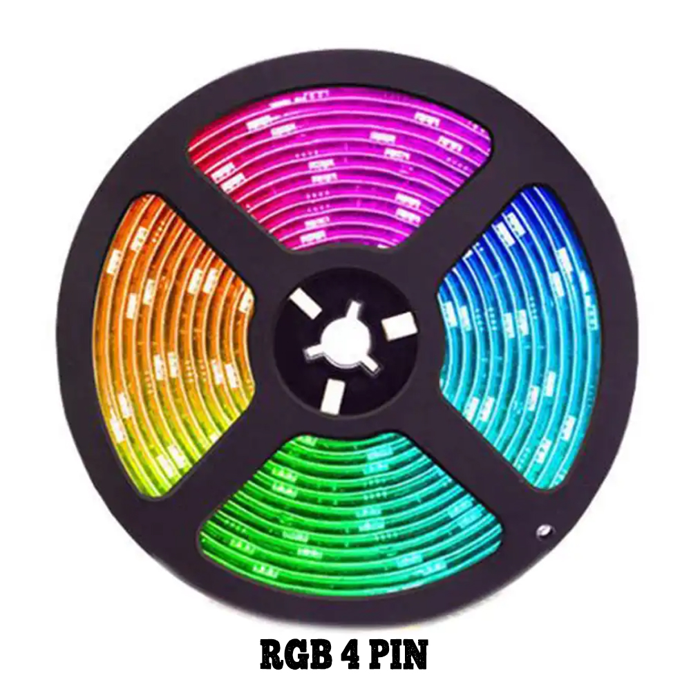 TIRA LED 5M RGB 12V LED5050, SIN FUENTE, REQUIERE CONTROLADOR, INTERIOR/EXTERIOR