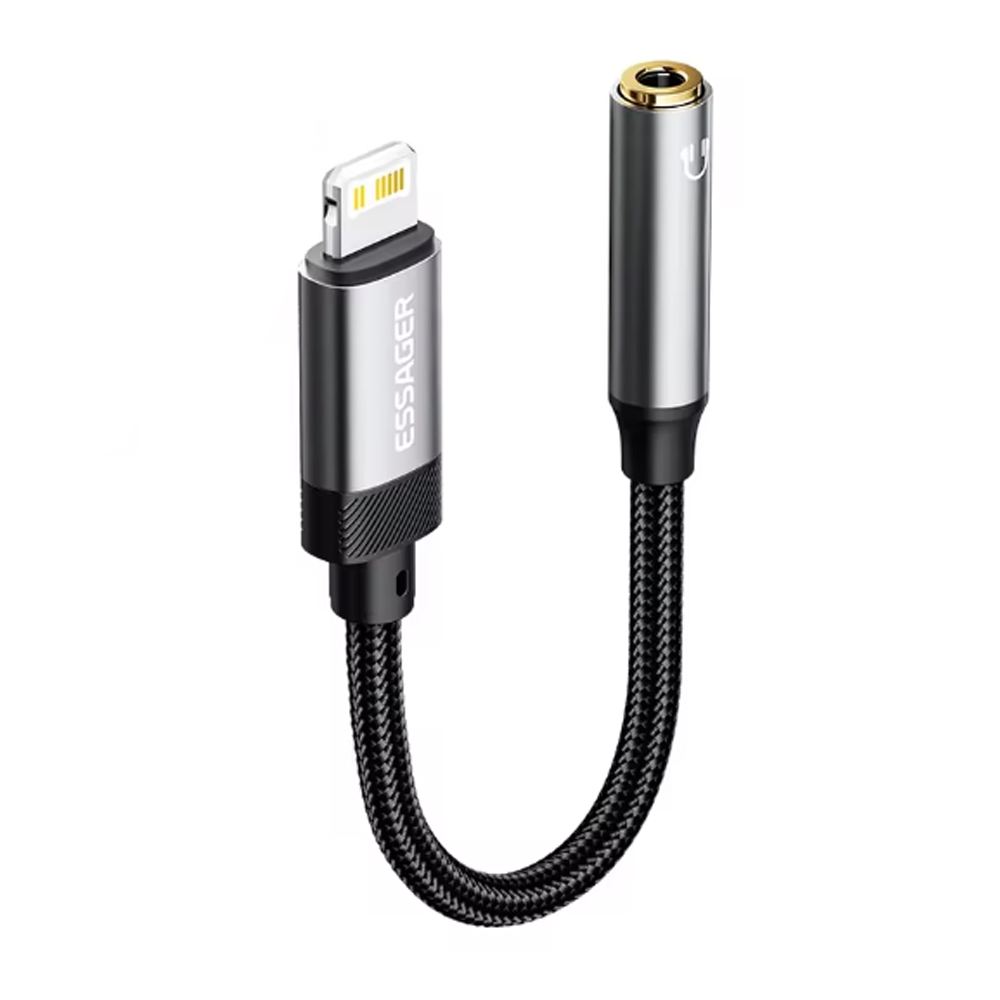 ADAPTADOR LIGHTNING A AUXILIAR 3.5MM ESSAGER