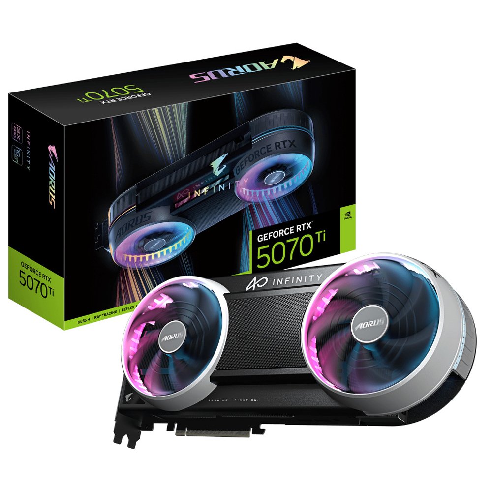 RTX 5070 TI AORUS INFINITY 16GB TARJETA DE VIDEO NVIDIA